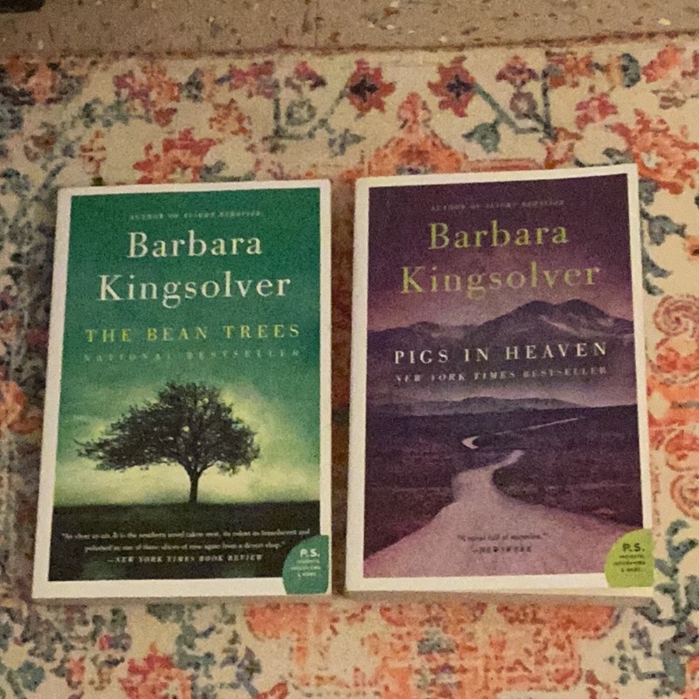(2)Books:The Bean Trees and pigs in heaven